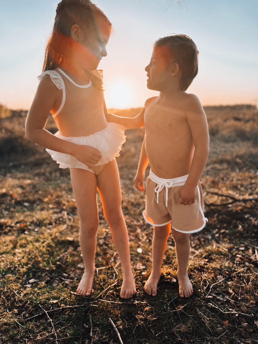 Zwemshort Beige